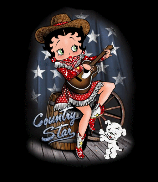 betty boop cowgirl cards