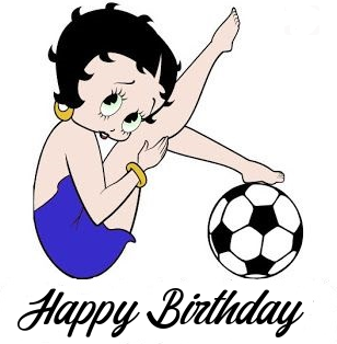 Betty Boop Soccer Birthday ECards